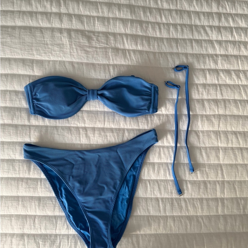 Abercrombie & Fitch Blue Bikini Set